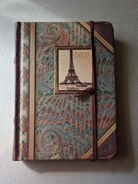 Paris Eiffel Tower Vintage Style Mini Journal